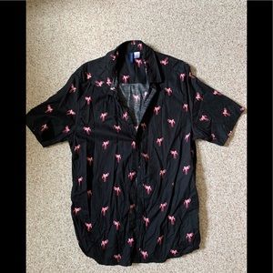 H&M Divided Mens Button Down Short Sleeve